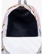 Mochila pequeña Roxy Sugar Baby Printed 16L rosa a rayas abierta