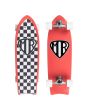 Surfskate Completo Quiksilver MR Super 31" x 9.5" rosa Check
