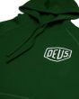 Sudadera con capucha Deus Ex Machina Biarritz Address Verde para hombre logo shield