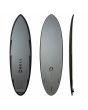 Tabla de surf híbrida Bell Egg Hybrid 6'6 Gris 45,3 Litros Thruster Cola Round Futures