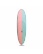 Tabla de Surf Lufi Minidisk 6'10 EPS Cotton Candy,  shape híbrido con acabado en resina tintada rosa y azul pastel