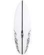 Tabla de surf Shortboard JS Surfboards Flame Fish Summer EPS 5'3 28,3 Litros Squash Tail Blanca