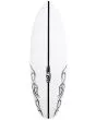 Tabla de surf Shortboard JS Surfboards Flame Fish Summer EPS 5'5 31,5 Litros Squash Tail Blanca