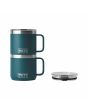 Taza Térmica Yeti Rambler 14oz Stackable Mug Agave Teal apilable frontal