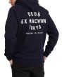 Hombre con Sudadera de capucha Deus Tokyo Address Azul Marino 