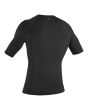 Top térmico con manga corta O'Neill Thermo-X SS Negro para hombre posterior