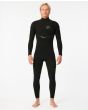 Hombre con traje de neopreno sin cremallera Rip Curl 5/3mm E-Bomb Negro
