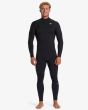 Hombre con Traje de Surf GBS con cremallera en el pecho Billabong 4/3mm Revolution Natural Negro