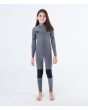 Traje de neopreno con cremallera en el pecho Hurley Kid Advant 4/3mm Negro para niño interior