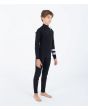 Niño con traje de surf con cremallera en el pecho Hurley Advant 5/3mm Negro derecha