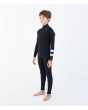 Niño con traje de surf con cremallera en el pecho Hurley Advant 5/3mm Negro izquierda