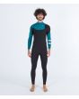 Hombre con traje de neopreno con cremallera en el pecho Hurley Advant 4/3mm Fullsuit Esmeralda
