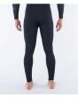 Hombre con Traje de Neopreno con cremallera en el pecho Hurley PLUS Sleeve Texture 4/3mm Negro piernas