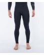 Hombre con Traje de Neopreno con cremallera en el pecho Hurley PLUS Sleeve Texture 4/3mm Negro rodilleras