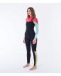 Mujer con Traje de surf Hurley Advant 4/3mm Fullsuit Spiced Coral lateral