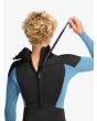 Hombre con Neopreno Quiksilver Prologue+ 4/3mm con cremallera en la espalda Cloud Blue Back Zip