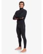 Hombre con traje de surf sin cremallera Quiksilver Highline Pro Goofy 1mm selllado izquierda