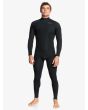 Hombre con traje de surf con cremallera en la espalda Quiksilver Everyday Sessions 4/3mm negro 