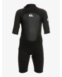 Traje de Surf de Primavera con Manga Corta y Cremallera en la Espalda para Chicos 8 a 16 años Quiksilver Prologue 2/2mm negro