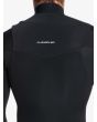 Hombre con Traje de surf con cremallera en el pecho Quiksilver Everyday Sessions 5/4/3mm negro espalda