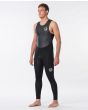 Hombre con Traje de Surf de Primavera Rip Curl Dawn Patrol 1.5mm Long John con cremallera en la espalda negro  lateral 