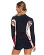 Traje de Surf de Primavera FLT con Manga Larga y Cremallera Frontal Roxy 1.5mm POP Surf posterior