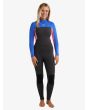 Mujer con Traje de surf con cremallera posterior Roxy 5/4mm Prologue+ color Cobalto
