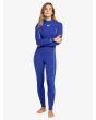 Mujer con Traje de Surf con Cremallera en el Pecho Roxy 5/4/3mm Elite Azul