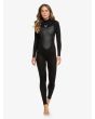 Mujer con Traje de Surf con cremallera en la espalda Roxy 4/3mm Prologue Negro 