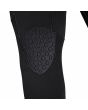 Traje de neopreno con capucha y cremallera en el pecho Volcom Modulator 4/3mm negro para hombre rodillera