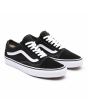 Zapatillas Vans Old Skool Negras con banda lateral sidestripe blanca Unisex frontal