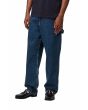 Hombre con vaquero Carhartt WIP Single Knee Pant Blue Stone Washed lateral