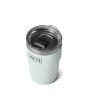 YETI vaso térmico Rambler Stackable Cup 16oz Ridgeline vista superior con tapa MagSlider