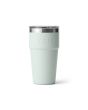 Vaso termo Yeti Rambler 20oz Stackable Cup color verde gris Ridgeline con tapa MagSlider™ posterior