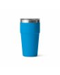 Vaso Apilable Térmico Yeti Rambler Stackable Cup 20oz Big Wave Blue Azul - 591ml posterior