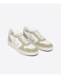 Zapatillas Veja V-10 Leather Chromefree White Petale Sahara frontal