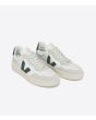 Zapatillas de cuero Veja V-90 Leather White Cyprus Unisex frontal