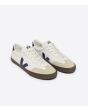 Zapatillas Veja Volley Leather White Nautico Bark Unisex frontal