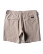 Pantalón corto híbrido Vissla Cutlap Eco 17.5' Hybrid Walkshort Khaki para hombre posterior