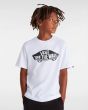 Niño con Camiseta de manga corta Vans Style 76 blanca