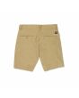 Pantalón chino corto híbrido Volcom Frickin Cross Shred Static 20' Caqui Oscuro para hombre posterior