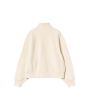 Sudadera con cremallera parcial Carhartt WIP W' American Script High Neck Natural para mujer posterior