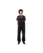 Mujer con Peto Carhartt WIP W' Bib Overall Straight Negro Rinsed