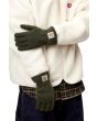Guantes de punto Carhartt WIP Watch Gloves Verde Opuntia Unisex logo etiqueta