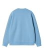 Sudadera Carhartt WIP W' Carhartt Sweatshirt Azul Bluebird-Fleur De Sel para mujer posterior