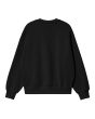Sudadera Carhartt WIP Women's Casey Sweatshirt Black Silver para mujer posterior
