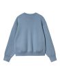 Jersey Carhartt WIP Women's Signature Sweater Dusty Ice/Wax para mujer posterior