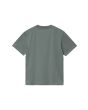 Parte trasera Camiseta Carhartt WIP W' Pocket T-Shirt en color Velvet Green para mujer