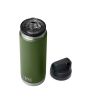 Botella Termo YETI Rambler 26oz verde oliva abierta