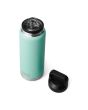 Botella Termo YETI Rambler 26oz turquesa abierta